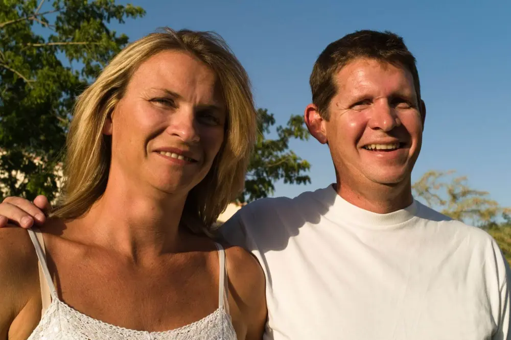 Markus and Brigitte, age 41, Munich